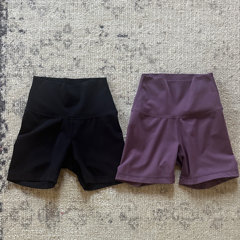 CRZ Yoga high waisted yoga shorts